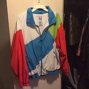 Vintage Wilson White Windbreaker